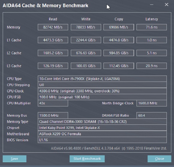 XPG GAMMIX D30 3000MHz DDR4 RAM benchmark overview